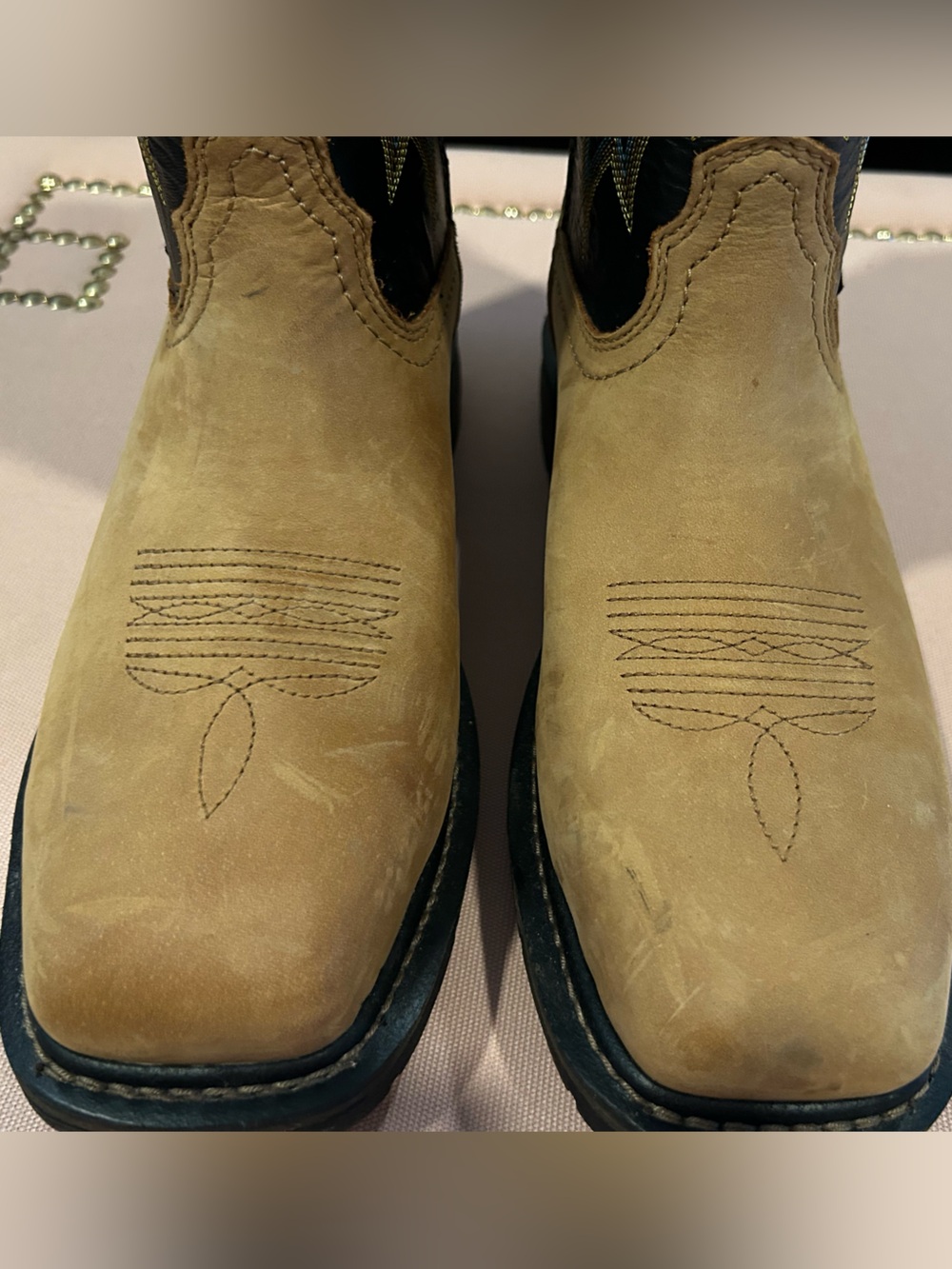 Ariat WorkHog Wide Square Toe Waterproof Steel Toe Work Boots - Picture 5 of 12